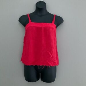 Michael Stars Red Crop Top